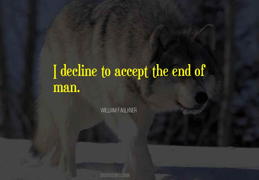 Quotes About The End Of Man #139607