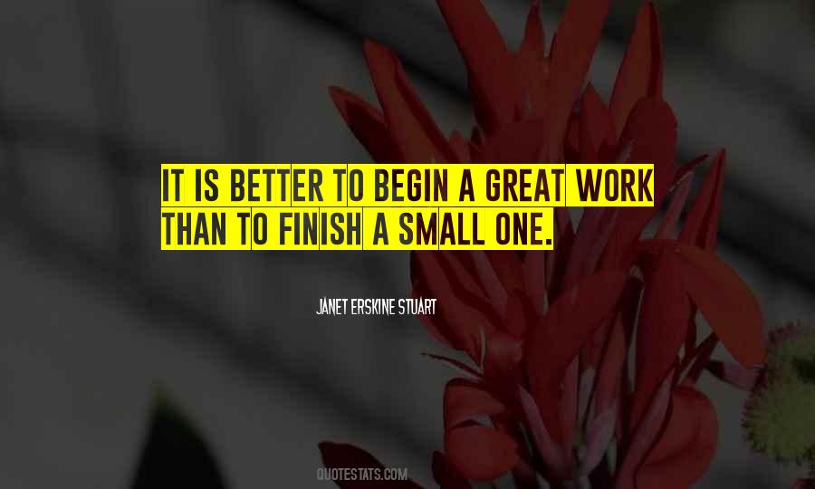 Work Small Quotes #158991