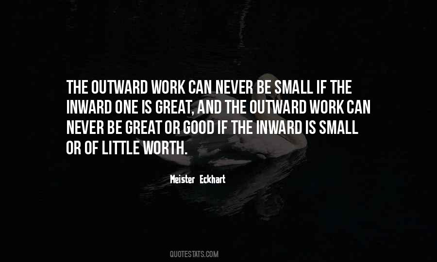 Work Small Quotes #1865918