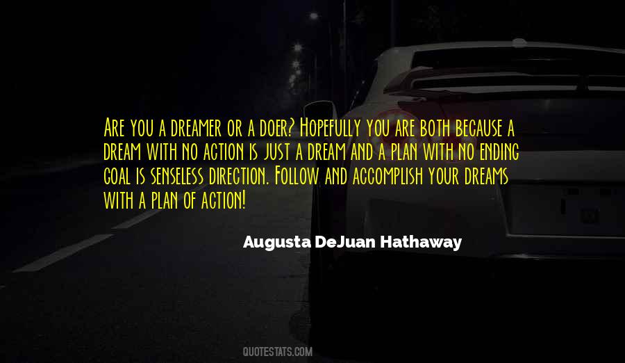 Goal Dream Quotes #1356344
