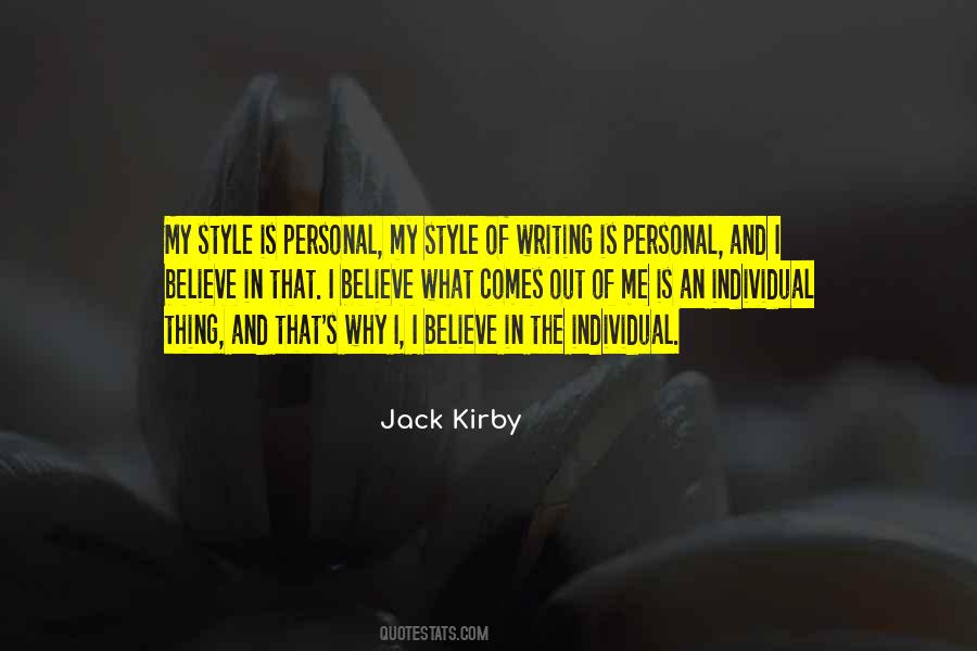 My Personal Style Quotes #1084399