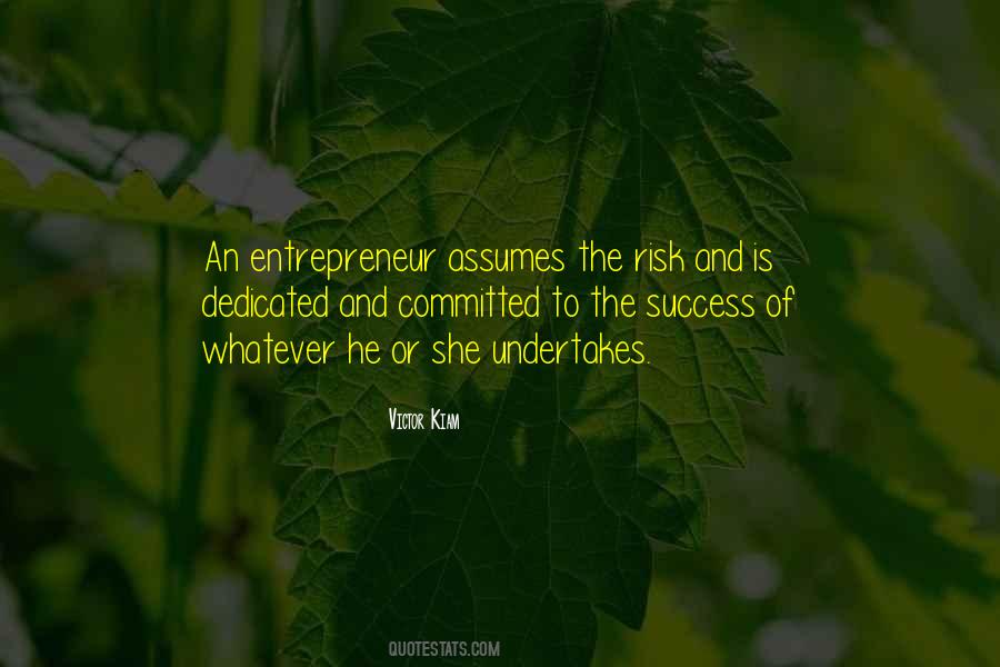Risk Success Quotes #1103099