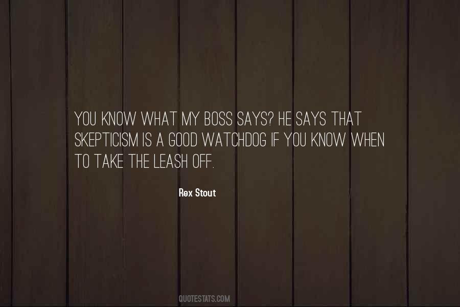 Good Boss Quotes #279635