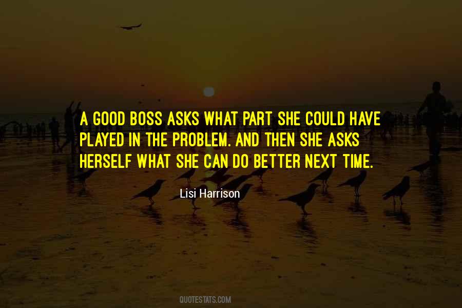 Good Boss Quotes #580760