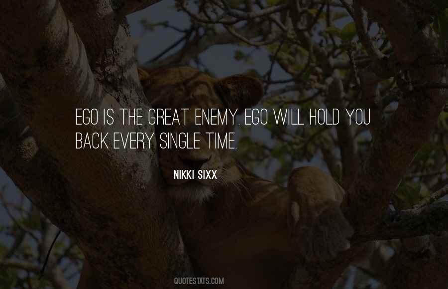 Ego Enemy Quotes #1275212