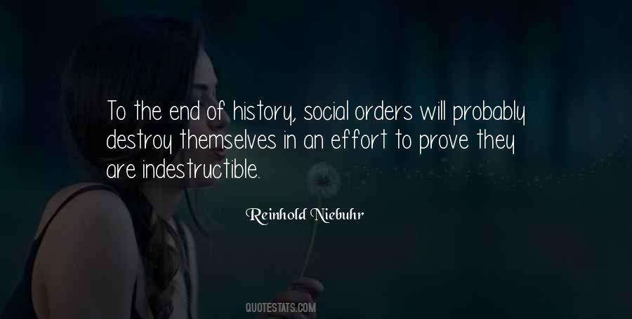 Quotes About The End Of History #1538347
