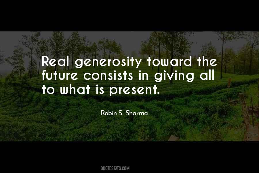 Real Generosity Toward Quotes #980940 Real Generosity Toward Quotes #980940