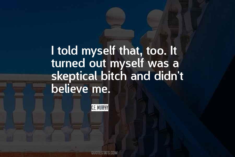 I Told Myself Quotes #1190375
