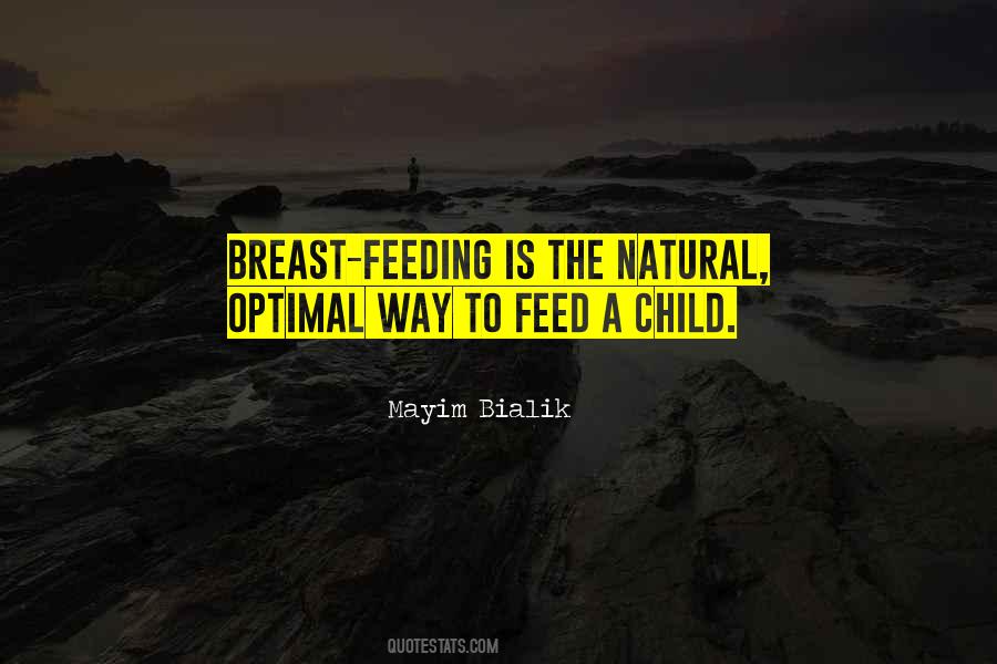 Child Feed Quotes #1421685