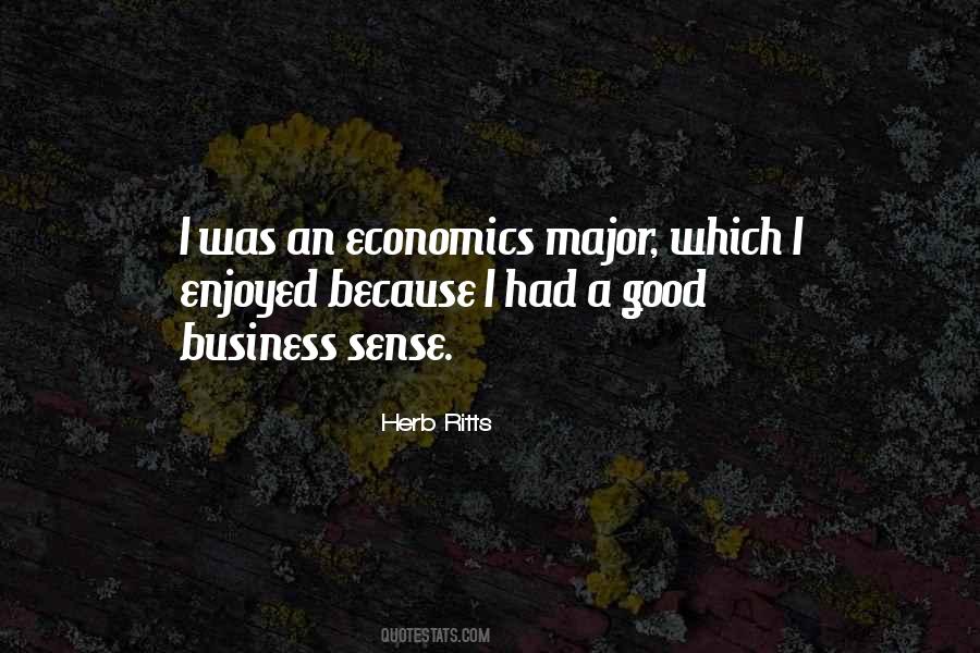 Good Business Sense Quotes #1706282