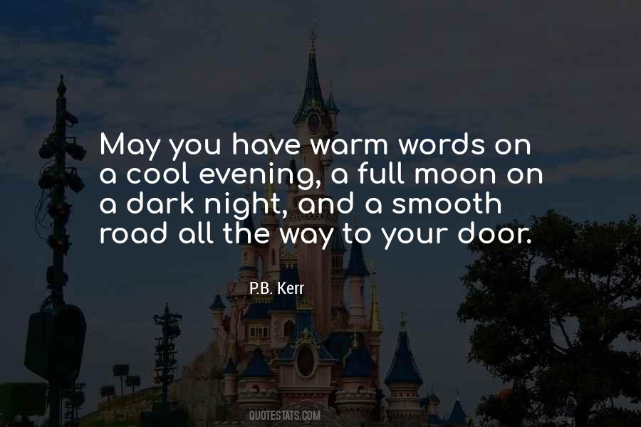 Warm Evening Quotes #225574