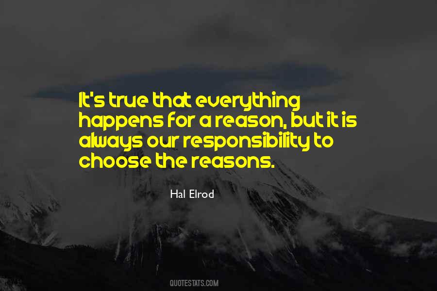 It All Happens For A Reason Quotes #194227