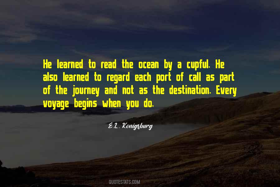 Ocean Journey Quotes #902957