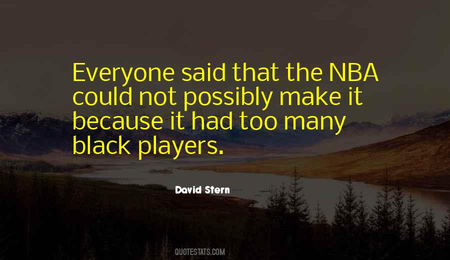 Quotes About The Nba #1277857