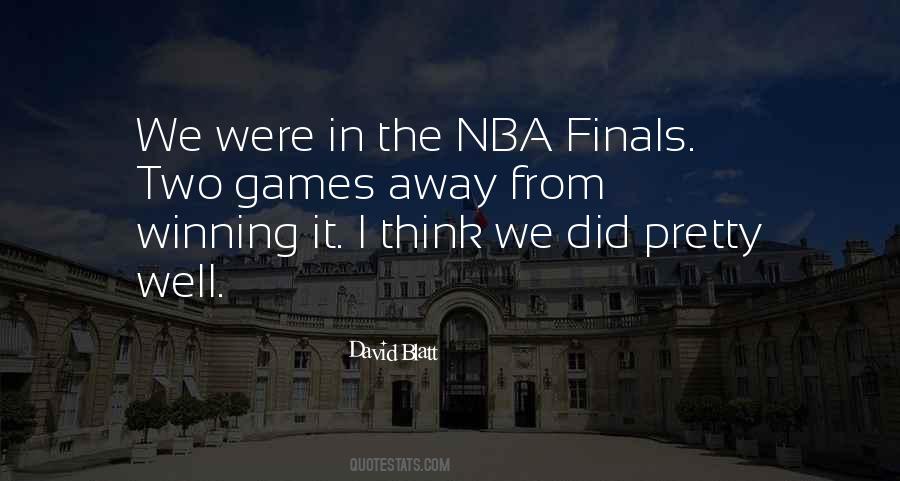 Quotes About The Nba #1329238