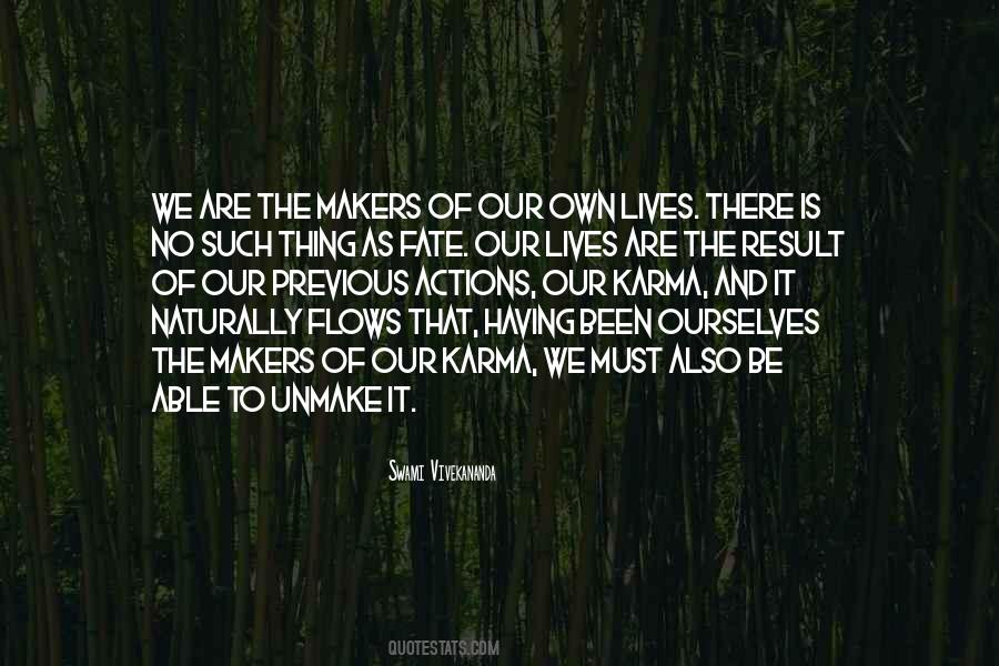 Own Karma Quotes #1250471