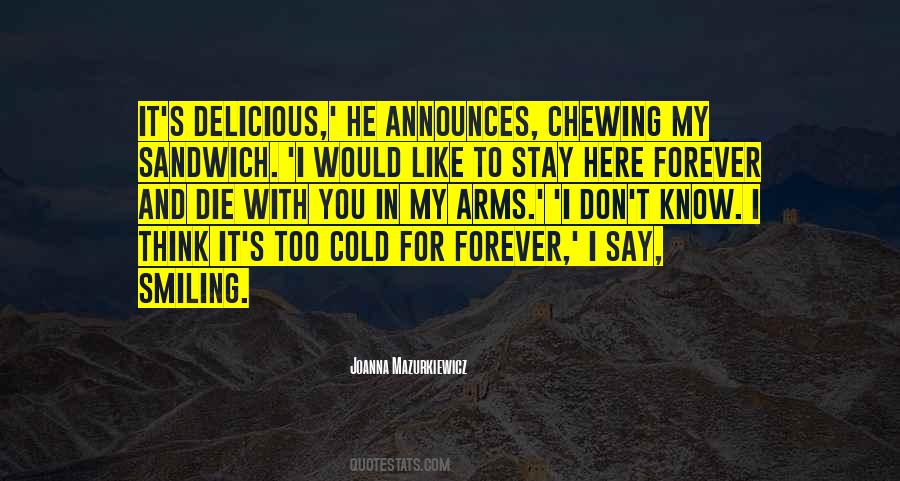 In His Arms Forever Quotes #1066714