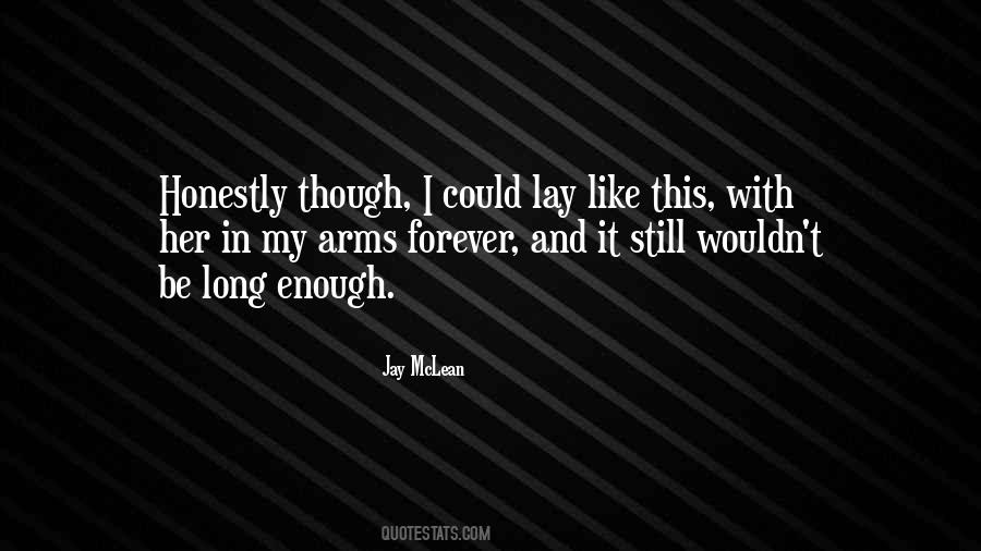 In His Arms Forever Quotes #547059