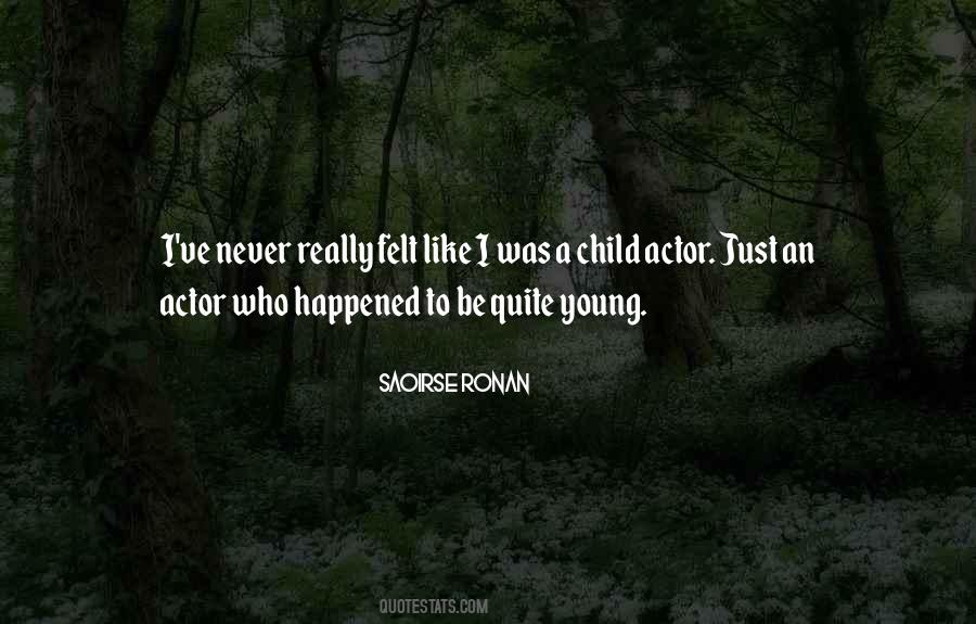 A Young Child Quotes #155260