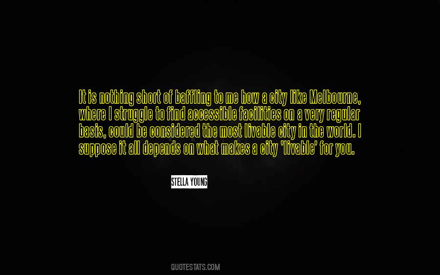 Short City Quotes #1423683