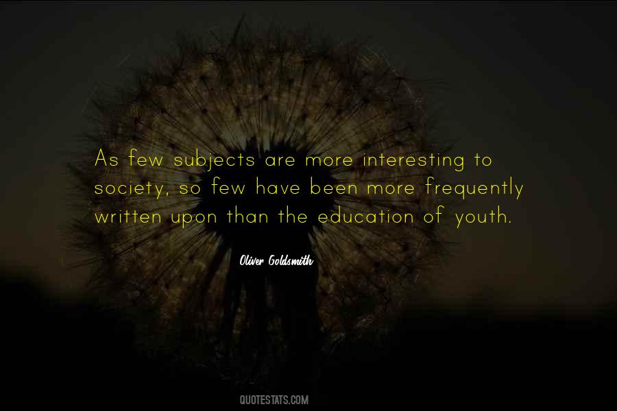 Education Youth Quotes #1164345