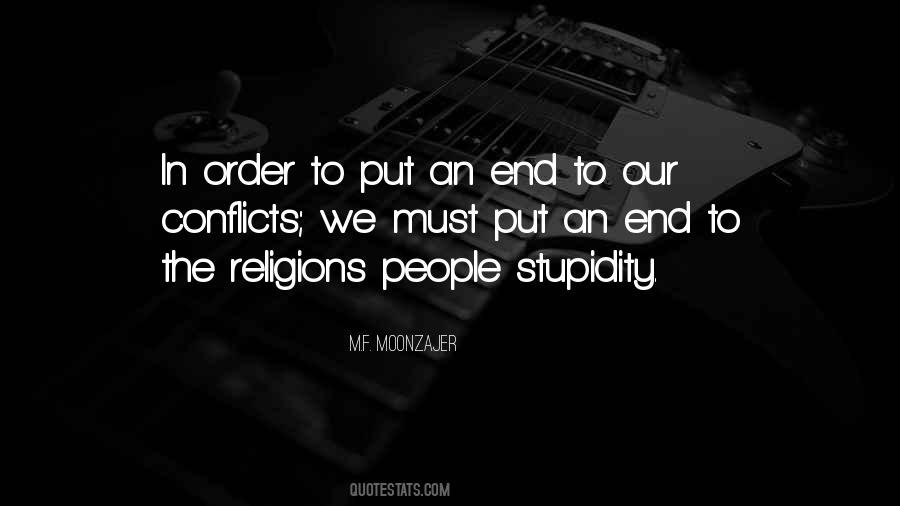 Religion Stupidity Quotes #129603
