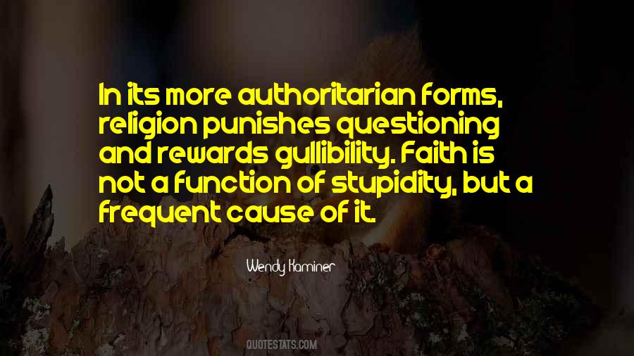 Religion Stupidity Quotes #341594