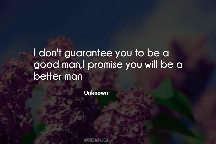 Promise To Be Better Quotes #1334157