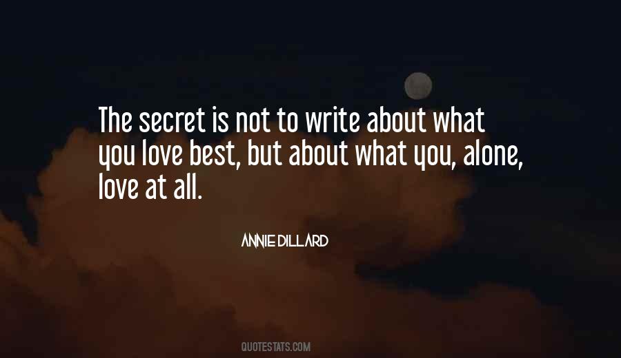 Love You Alone Quotes #1173682
