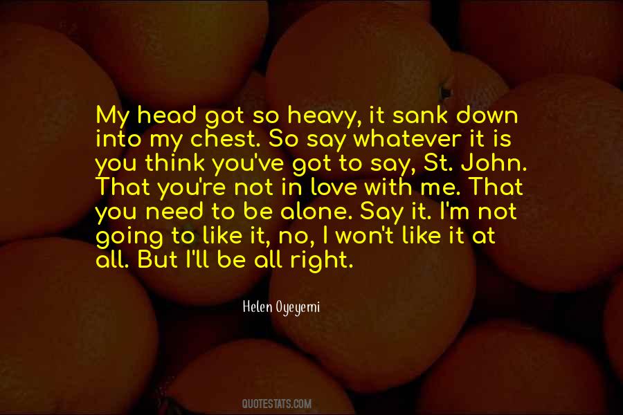 Love You Alone Quotes #1624067