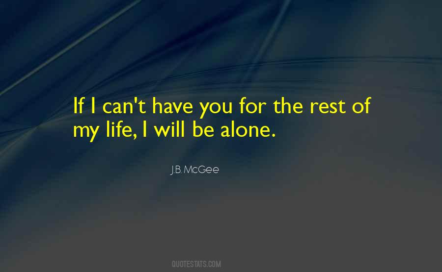 Love You Alone Quotes #736995
