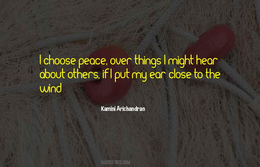 Peace Over Quotes #1048327