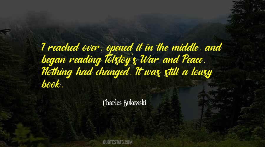 Peace Over Quotes #133577