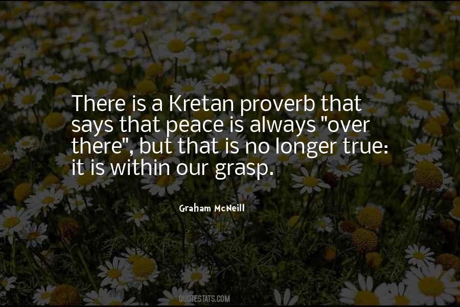 Peace Over Quotes #137826