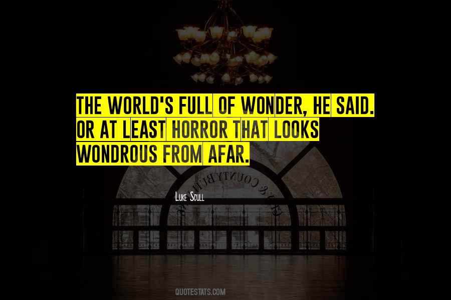 Wonder Full Quotes #1117794