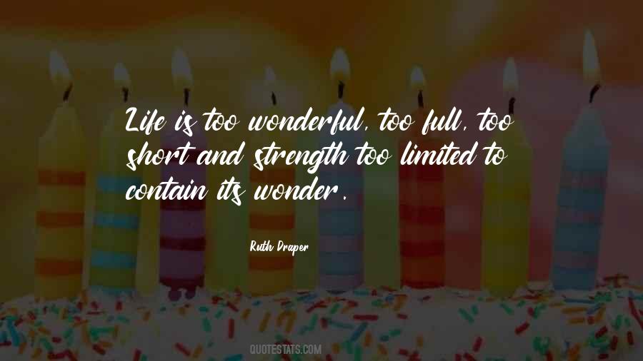 Wonder Full Quotes #1309507
