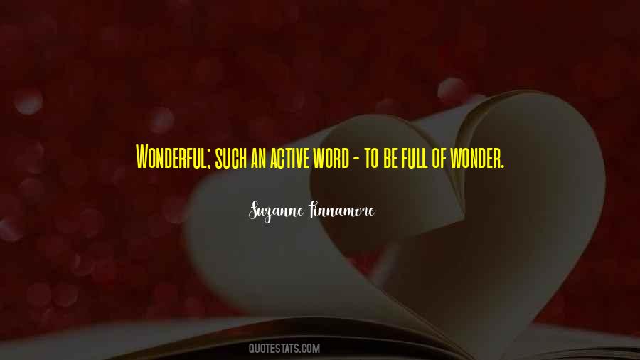 Wonder Full Quotes #1505870