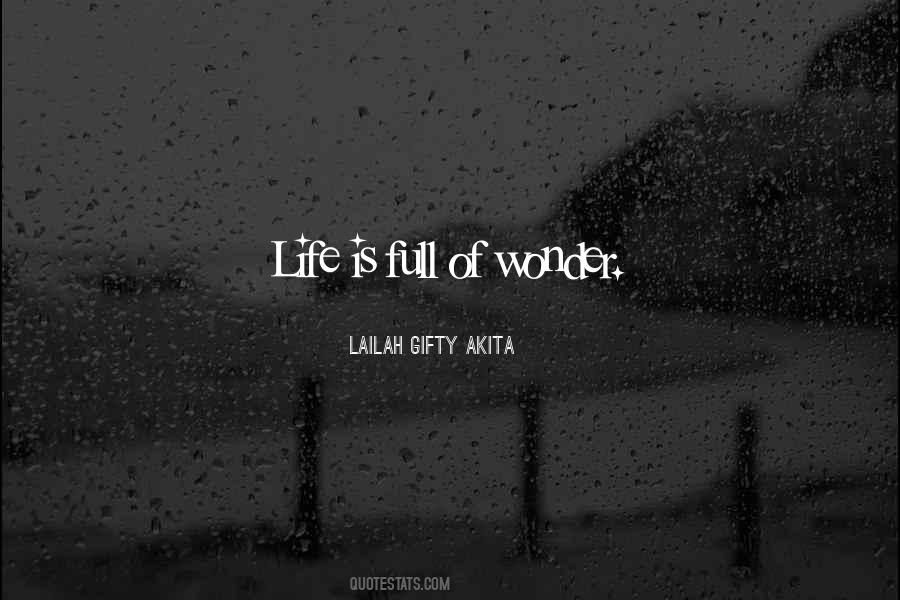 Wonder Full Quotes #432693