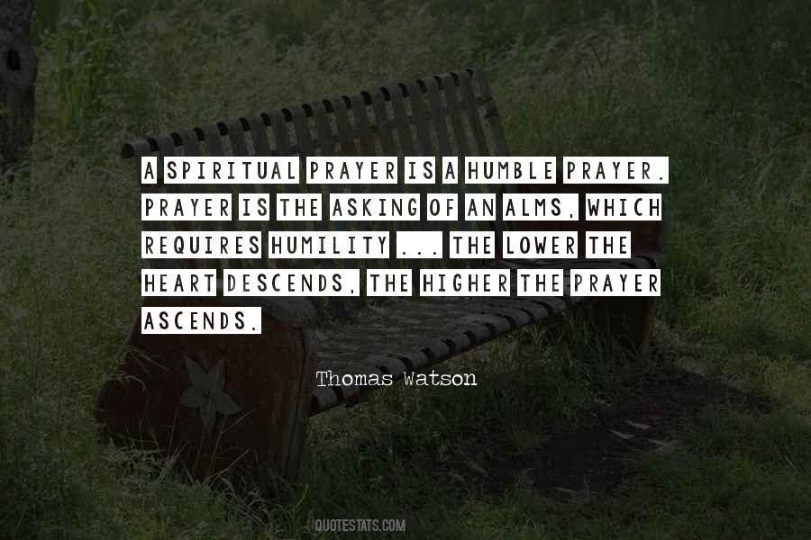 Prayer Humility Quotes #42889