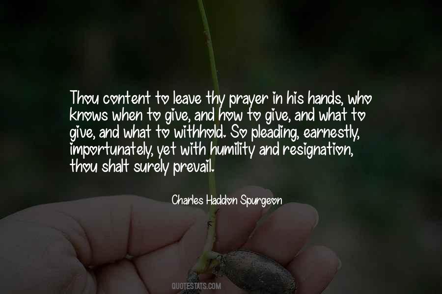 Prayer Humility Quotes #612319
