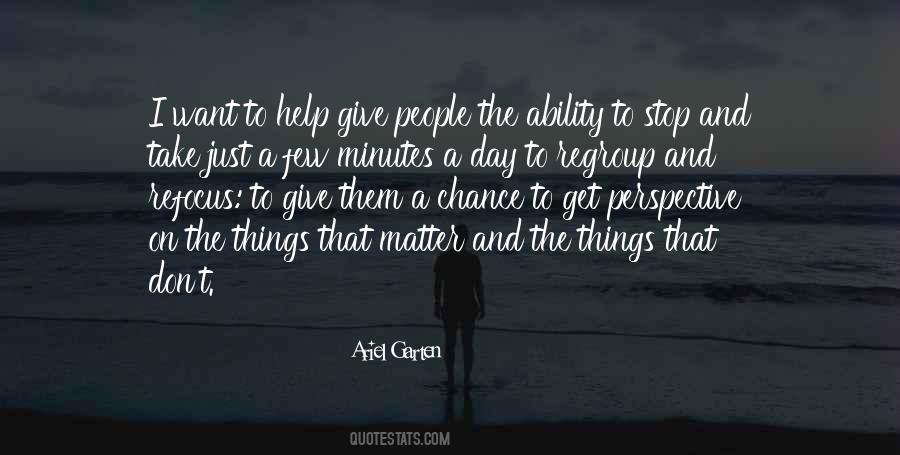 Just A Few Things Quotes #548022