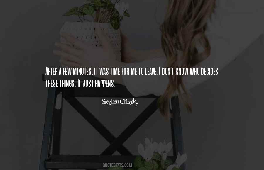 Just A Few Things Quotes #74688