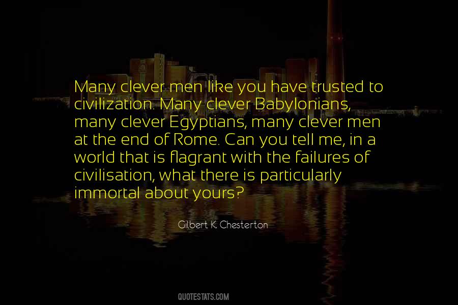 Quotes About The End Of Civilization #1570622