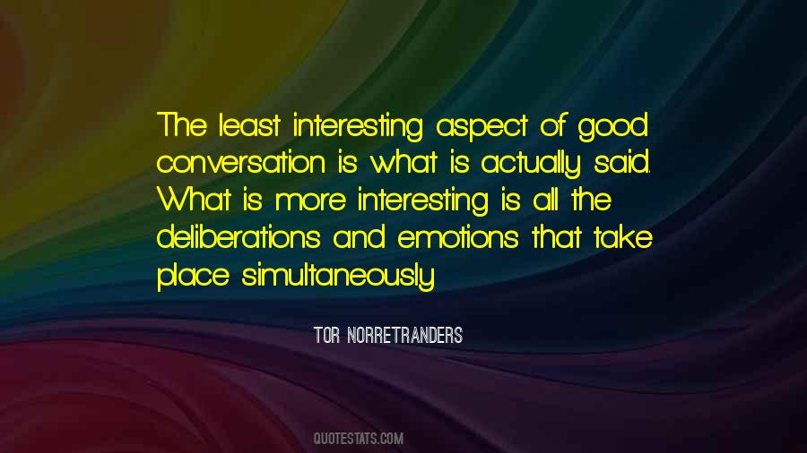 Good Conversation Quotes #451500