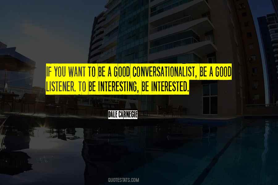 Good Conversation Quotes #783512