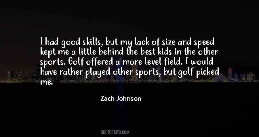Quotes About Sports Skills #264436
