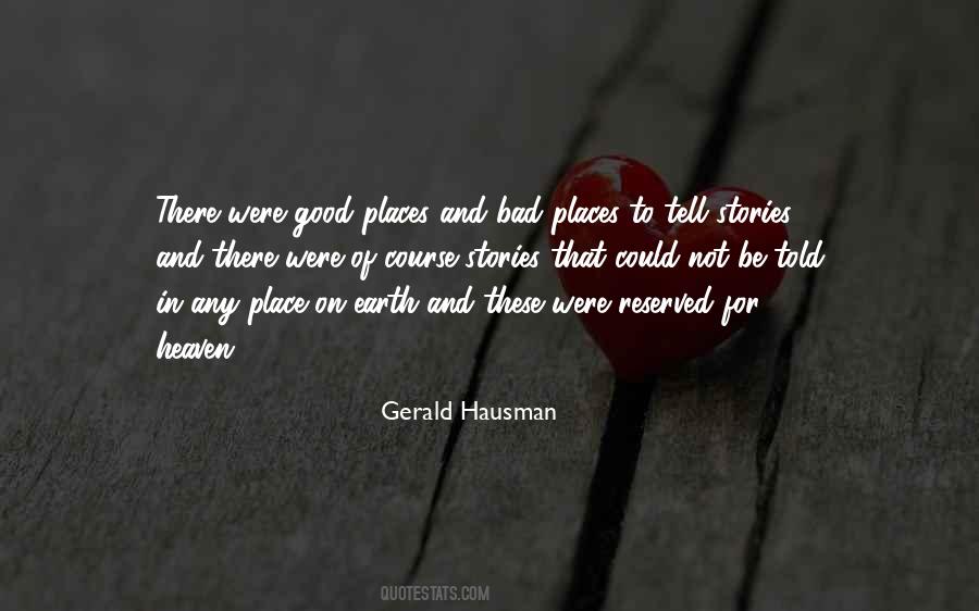 Places On Earth Quotes #192048