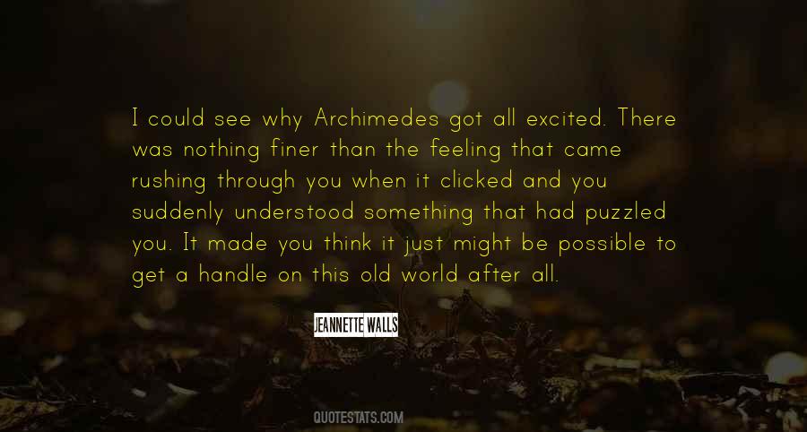 Feeling Understanding Quotes #1068185