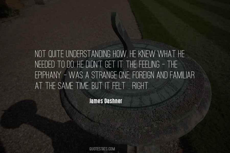 Feeling Understanding Quotes #51446