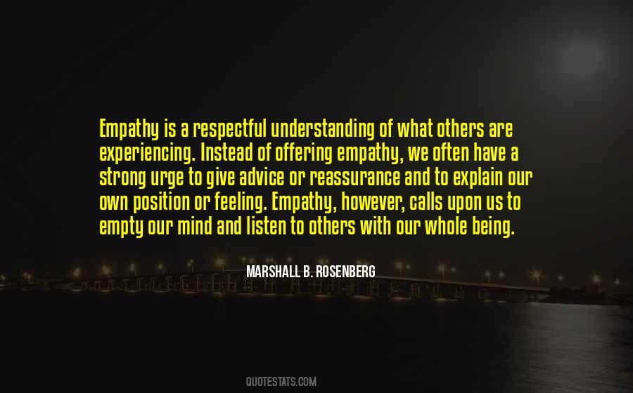 Feeling Understanding Quotes #573841